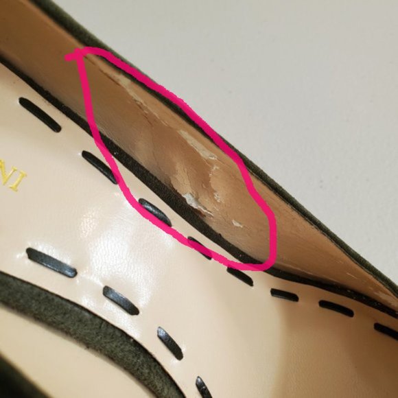 Enzo Angiolini Suede Peep Toe Stiletto Platform - Picture 9 of 11